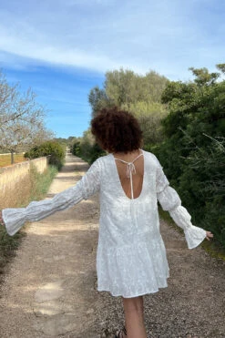 Robe à Détails Sur Les Manches -Lady Doux Soldes Magasin 1100 003800 0001 9115