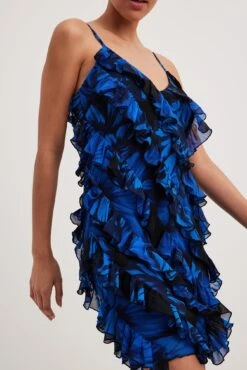 Robe Courte à Volants Sur L'ensemble -Lady Doux Soldes Magasin all over frills mini dress 1014 001556 0955 1694 1