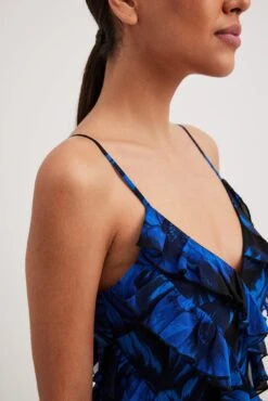 Robe Courte à Volants Sur L'ensemble -Lady Doux Soldes Magasin all over frills mini dress 1014 001556 0955 1702 1