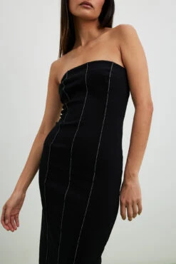 Robe Bandeau Mi-longue 10 Robe Bandeau Mi-longue -Lady Doux Soldes Magasin bandeau midi dress 1017 002120 00417057