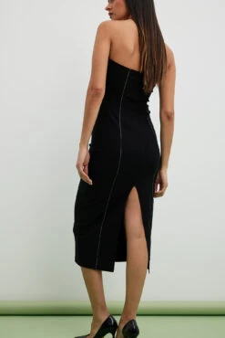 Robe Bandeau Mi-longue 9 Robe Bandeau Mi-longue -Lady Doux Soldes Magasin bandeau midi dress 1017 002120 00417061