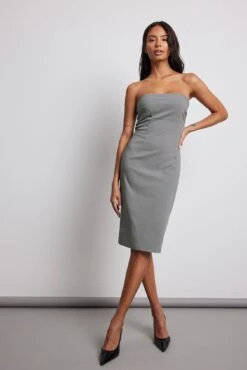 Robe Bandeau Mi-longue -Lady Doux Soldes Magasin bandeau midi dress 1018 010004 0008 25823 copy 1