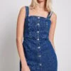 NA-KD Robe Mini En Jean