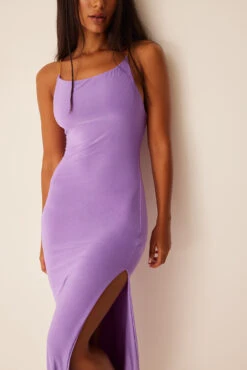 Robe Longue Moulante Avec Bretelles Chaînes -Lady Doux Soldes Magasin chain strap tight maxi dress 1717 000039 02087362