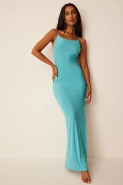 Robe Longue Moulante Avec Bretelles Chaînes 13 Robe Longue Moulante Avec Bretelles Chaînes -Lady Doux Soldes Magasin chain strap tight maxi dress 1717 000039 02637315 1