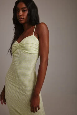 Robe Mi-longue -Lady Doux Soldes Magasin checked midi dress 1761 000015 97104760 2