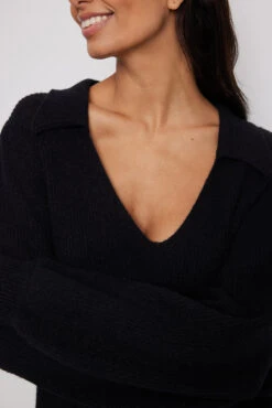 NA-KD Robe Longue En Maille à Col -Lady Doux Soldes Magasin collar long knitted dress 1100 006668 0002 613027