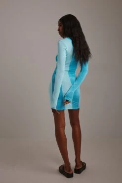 Robe Courte Effet Color Block -Lady Doux Soldes Magasin color blocked mini dress 1761 000014 97254698 2