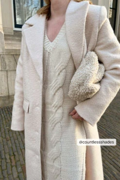 Robe Mi-longue En Maille Torsadée -Lady Doux Soldes Magasin countlessshades 1711 000109 4070 social