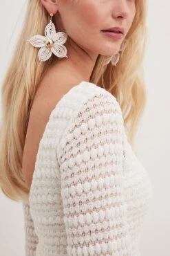 Robe Courte Structurée En Maille Crochetée 11 Robe Courte Structurée En Maille Crochetée -Lady Doux Soldes Magasin crochet structured mini dress 1018 010519 02602287