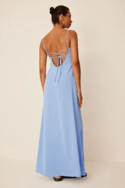 Maxi Robe Croisée Dans Le Dos -Lady Doux Soldes Magasin cross back detail dress 1749 000042 00472092