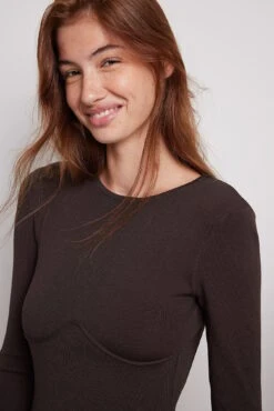 Robe à Dos Ouvert Avec Armatures 13 Robe à Dos Ouvert Avec Armatures -Lady Doux Soldes Magasin cup detailed open back dress 1776 000008 0017 03