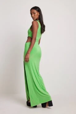 Robe Longue Avec Découpes Et Fente Haute 7 Robe Longue Avec Découpes Et Fente Haute -Lady Doux Soldes Magasin cut out high slit maxi dress 1686 000102 001015149