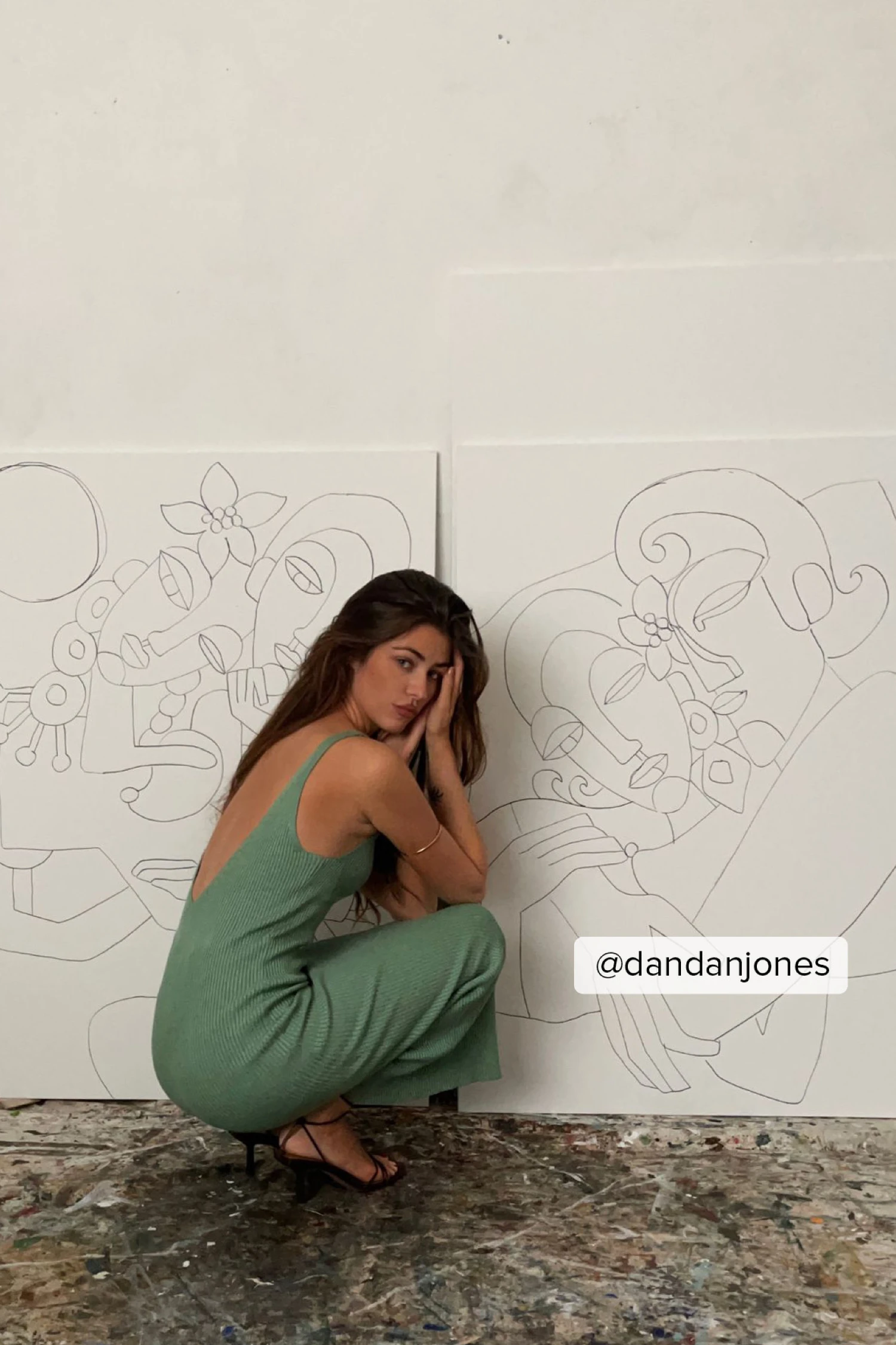 Robe En Maille Côtelée Et Dos Plongeant 9 Robe En Maille Côtelée Et Dos Plongeant – Image 9