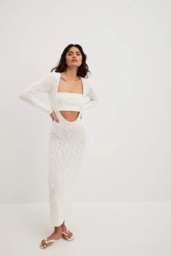 Robe Longue à Décolleté Profond -Lady Doux Soldes Magasin deep front long dress 1708 000175 026012312 copy