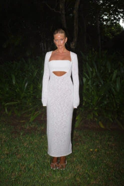 Robe Longue à Décolleté Profond -Lady Doux Soldes Magasin deep front long dress 1708 000175 0260 edit