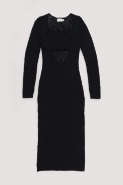 Robe Longue à Décolleté Profond -Lady Doux Soldes Magasin deep front long dress 1708 000175 0002 1 creative