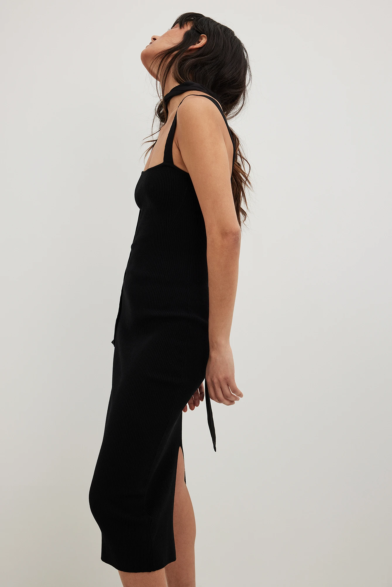 Robe Mi-longue En Tricot 4 Robe Mi-longue En Tricot – Image 4