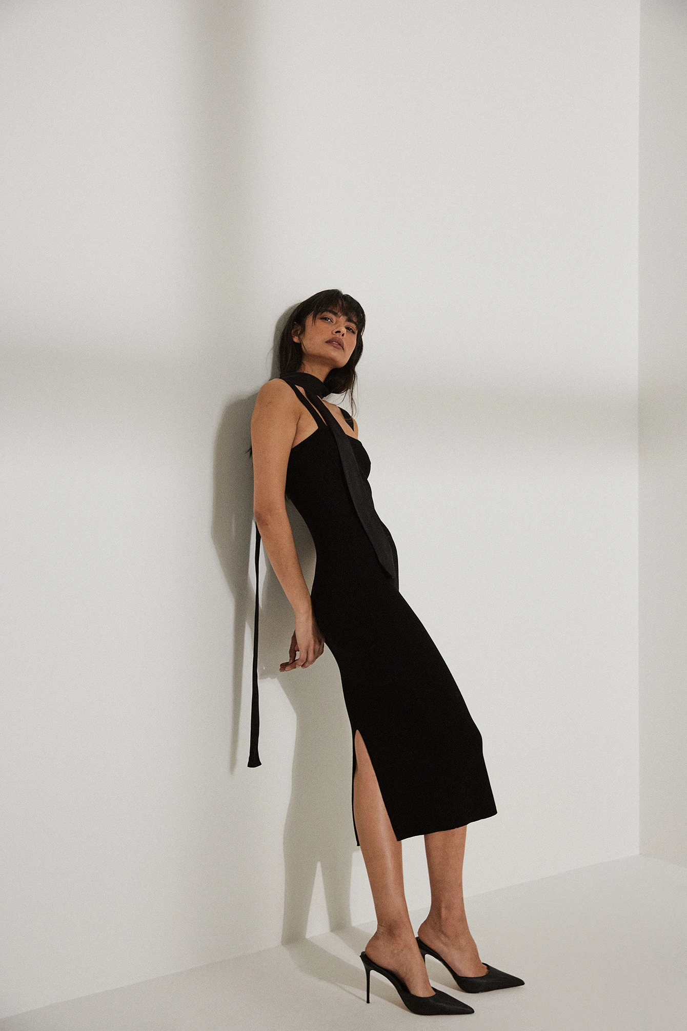 Robe Mi-longue En Tricot 6 Robe Mi-longue En Tricot – Image 6