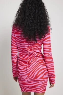 Robe Courte Drapée Sur Le Devant -Lady Doux Soldes Magasin draped front mini dress 1779 000008 97960239