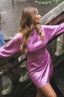 Robe Satin -Lady Doux Soldes Magasin editorial 1780 000010 0015