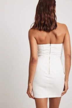 Robe Mini En Jean Embellie -Lady Doux Soldes Magasin embelished denim mini dress 1018 009699 02602112