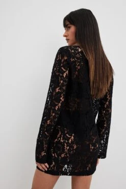 Robe Mini En Dentelle -Lady Doux Soldes Magasin embroidered mini dress 1708 000111 00028256 1