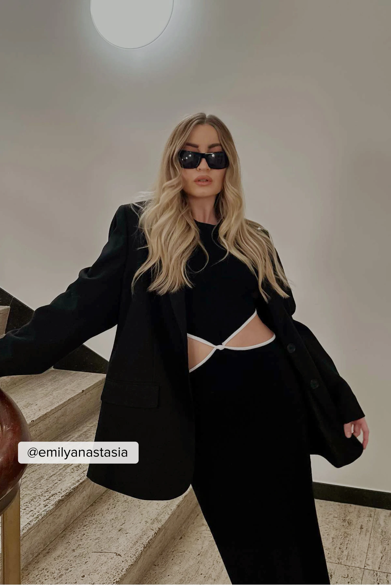 Robe Longue En Maille à Découpe 1 Robe Longue En Maille à Découpe