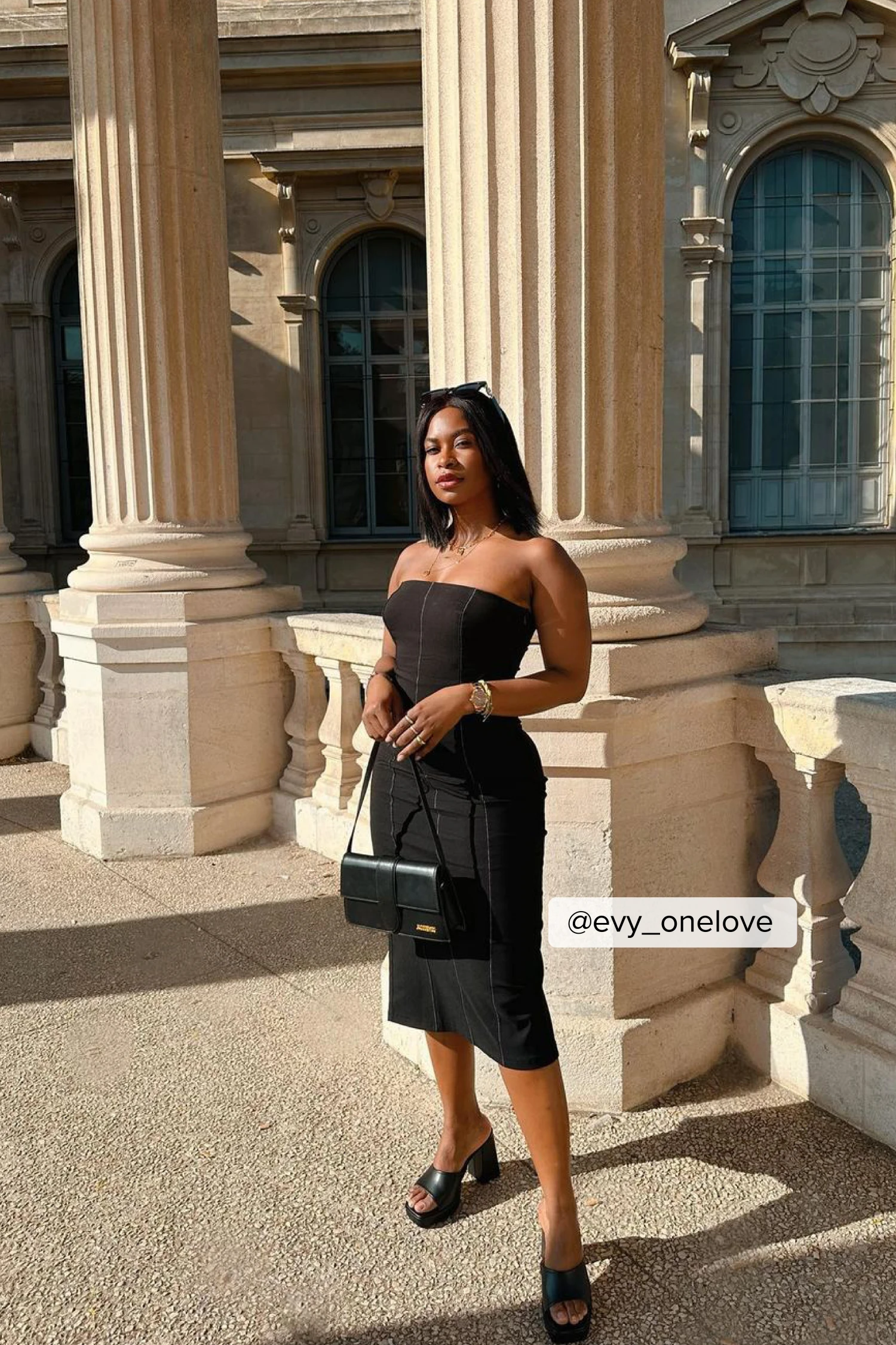 Robe Bandeau Mi-longue 1 Robe Bandeau Mi-longue