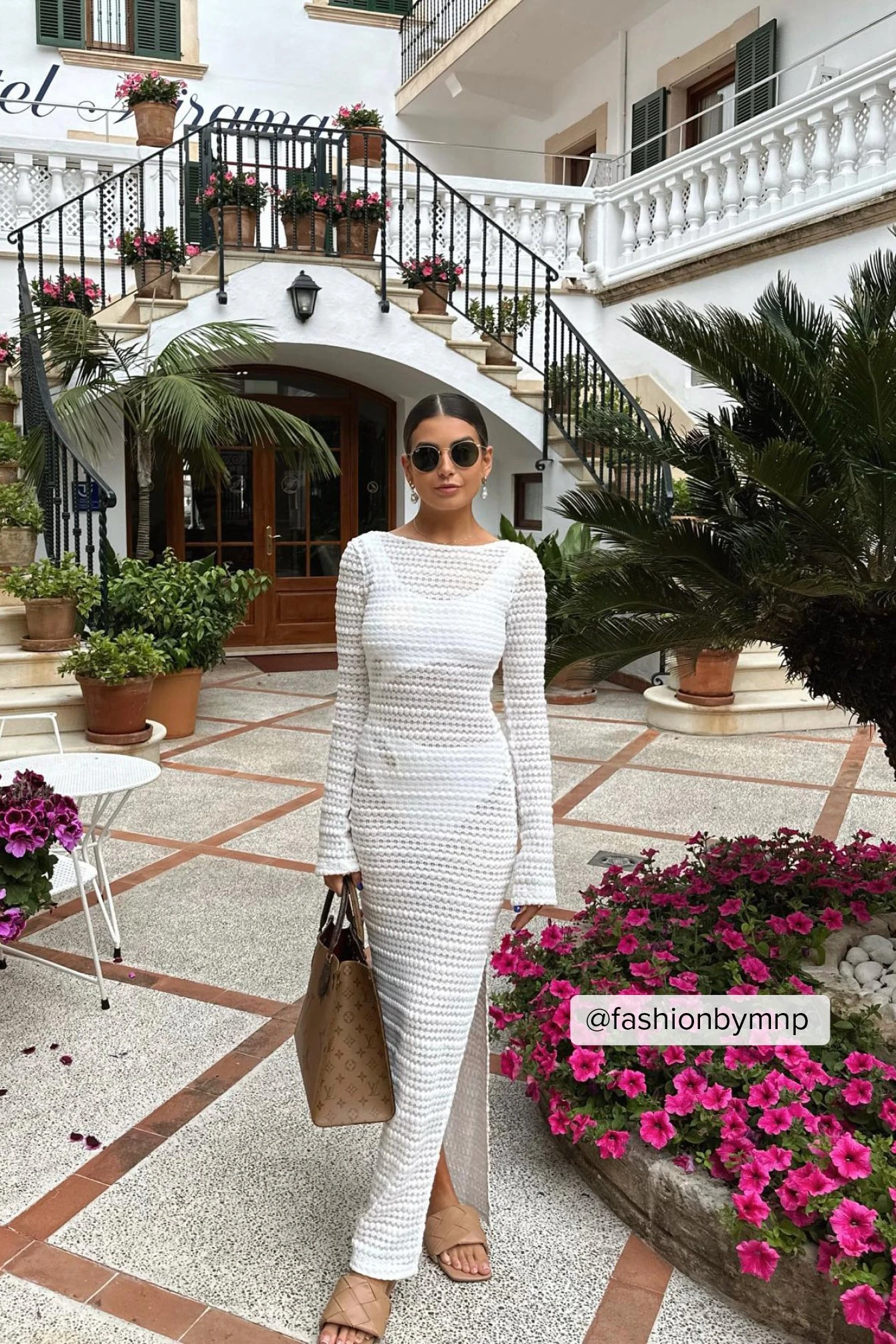 Robe Longue Structurée En Maille Crochetée 8 Robe Longue Structurée En Maille Crochetée – Image 8