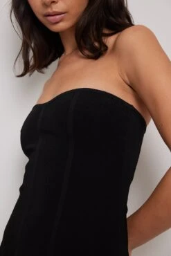 NA-KD Robe Mini Style Corset En Tricot Fin 7 NA-KD Robe Mini Style Corset En Tricot Fin -Lady Doux Soldes Magasin fine knitted corsett detail mini dress 1100 005900 00029127
