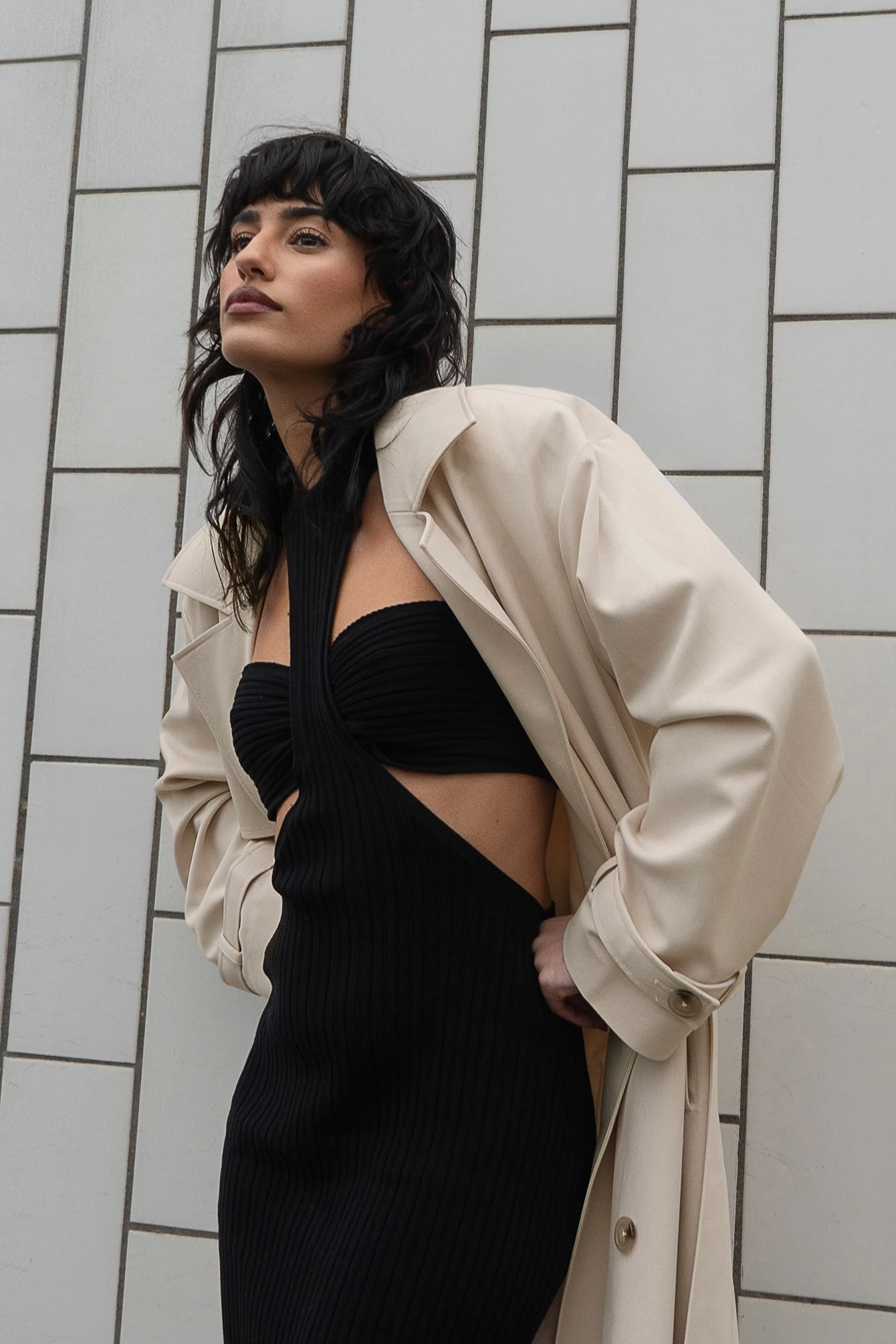 Robe Longue En Tricot Fin à Découpes 7 Robe Longue En Tricot Fin à Découpes – Image 7