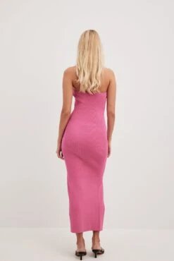 Robe Tube En Maille Fine à Fente Haute 18 Robe Tube En Maille Fine à Fente Haute -Lady Doux Soldes Magasin fine knitted high slit tube dress 1018 009952 00154121