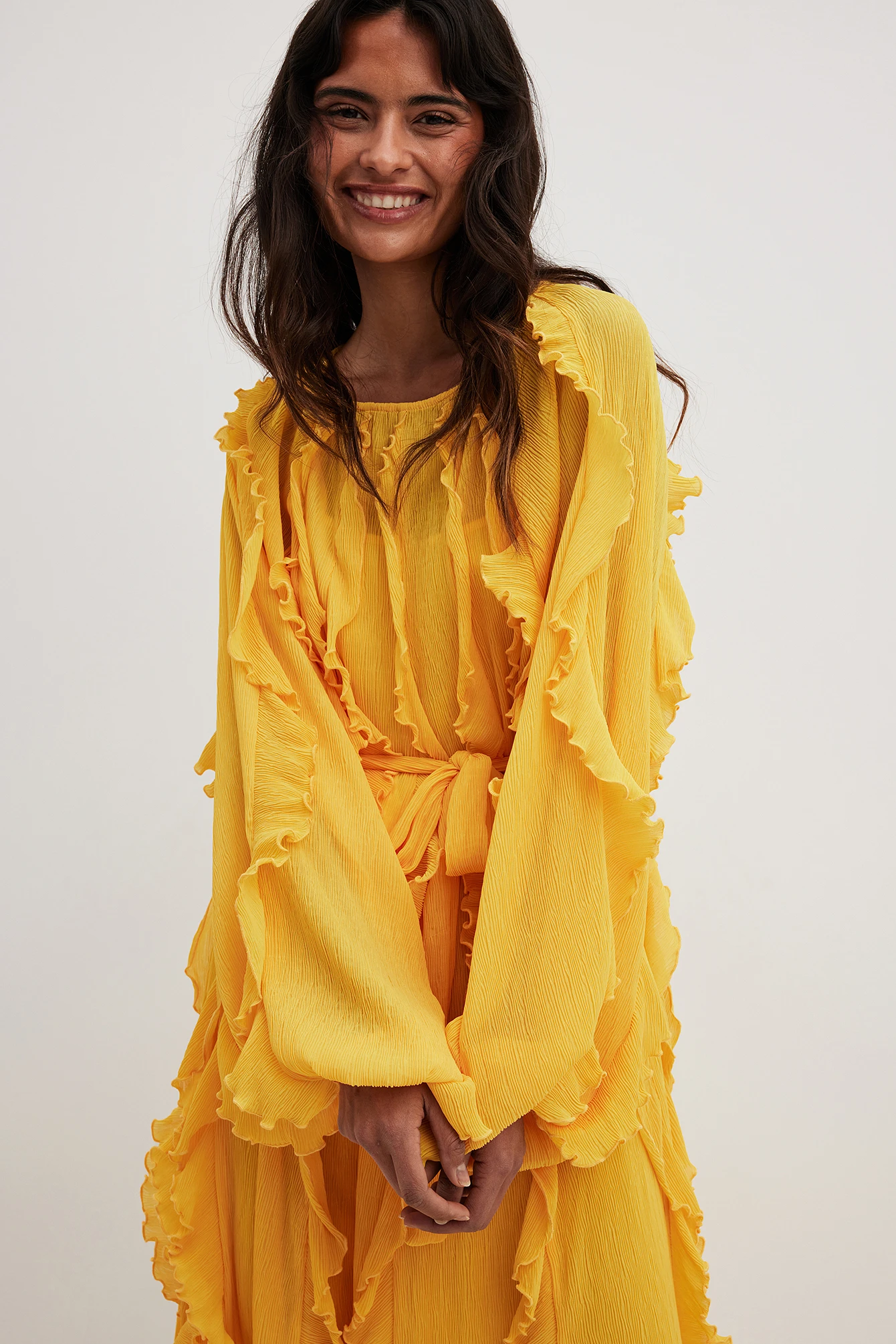 Robe Longue à Volants 5 Robe Longue à Volants – Image 5