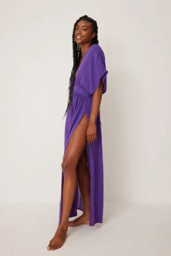 Robe Mi-longue Fluide 7 Robe Mi-longue Fluide -Lady Doux Soldes Magasin flowy midi high slit dress 1687 000080 0347 5875