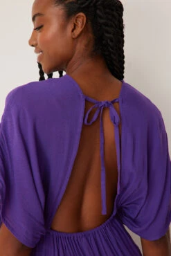 Robe Mi-longue Fluide 5 Robe Mi-longue Fluide -Lady Doux Soldes Magasin flowy midi high slit dress 1687 000080 0347 5892