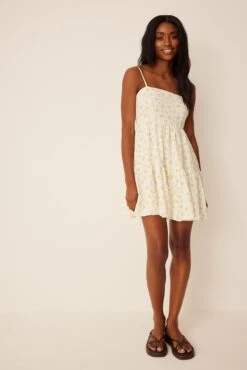 Robe Mini Fluide -Lady Doux Soldes Magasin flowy mini dress 1736 000240 9765 01c