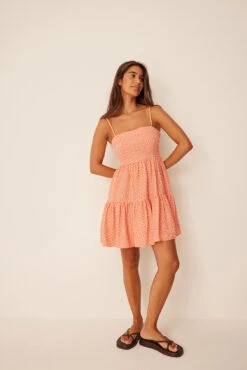 Robe Mini Fluide -Lady Doux Soldes Magasin flowy mini dress 1736 000240 9766 01c