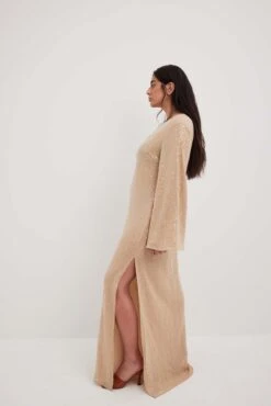 Robe Longue Fluide à Sequins 10 Robe Longue Fluide à Sequins -Lady Doux Soldes Magasin flowy swquin maxi dress 1017 002215 0668 4711