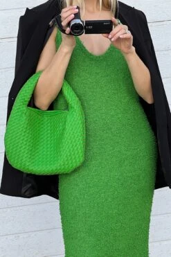 Robe Mi-longue En Tricot 12 Robe Mi-longue En Tricot -Lady Doux Soldes Magasin fluffy knitted sleeveless maxi dress 1018 009018 0010 01