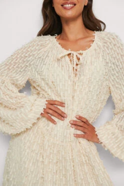 Maxi Robe Floue Texturée Recyclée 7 Maxi Robe Floue Texturée Recyclée -Lady Doux Soldes Magasin fuzzy textured maxi dress 1014 001274 0342 04g copy