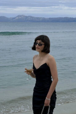 Maxi Robe Satin 13 Maxi Robe Satin -Lady Doux Soldes Magasin gathered maxi satin dress 1018 009265 0002 02