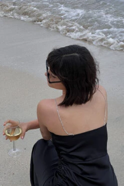 Maxi Robe Satin 12 Maxi Robe Satin -Lady Doux Soldes Magasin gathered maxi satin dress 1018 009265 0002 03