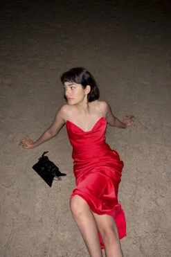 Maxi Robe Satin 19 Maxi Robe Satin -Lady Doux Soldes Magasin gathered maxi satin dress 1018 009265 0004 07