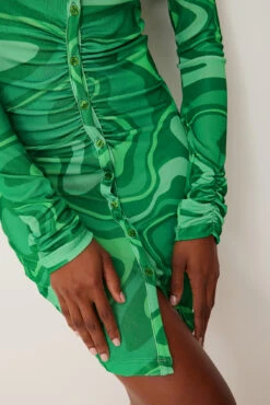 Robe Mini à Fronces 19 Robe Mini à Fronces -Lady Doux Soldes Magasin gathered mini dress 1687 000083 9704 5502