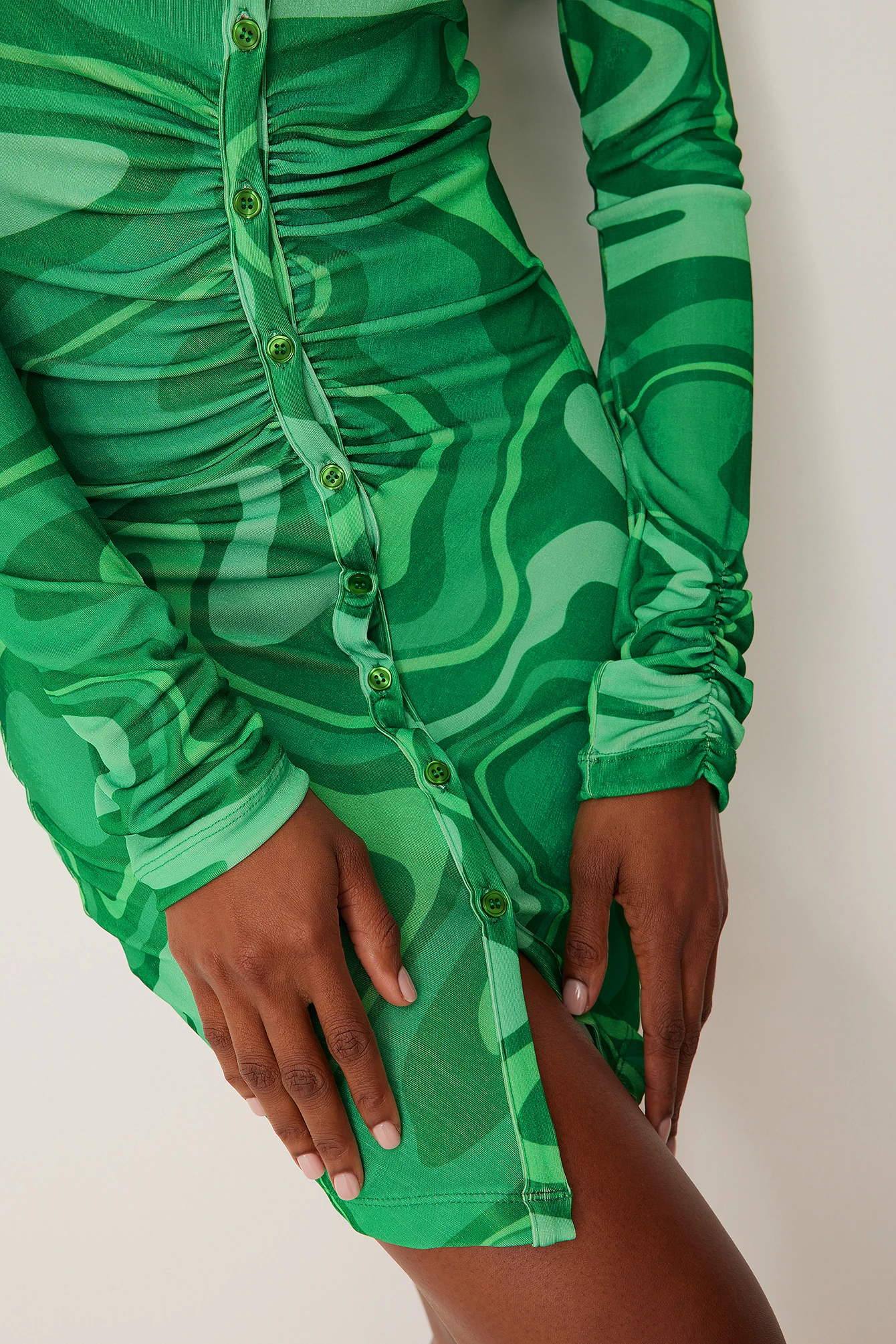 Robe Mini à Fronces 10 Robe Mini à Fronces – Image 10