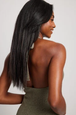 Robe Midi Dos Nu -Lady Doux Soldes Magasin halterneck midi dress 1787 000000 05192007