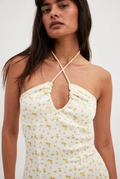 Robe Bandeau Longue à Fente Haute -Lady Doux Soldes Magasin high slit bandeau maxi dress 1710 000005 97654054 1