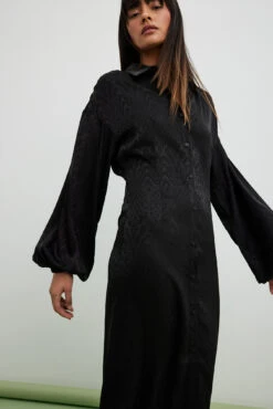 Robe Mi-longue à Jacquard
