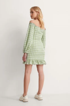 Robe Épaules Dénudées Manches Ballon -Lady Doux Soldes Magasin jasmine azizam off shoulder balloon sleeve dress 1685 000026 8512 02d